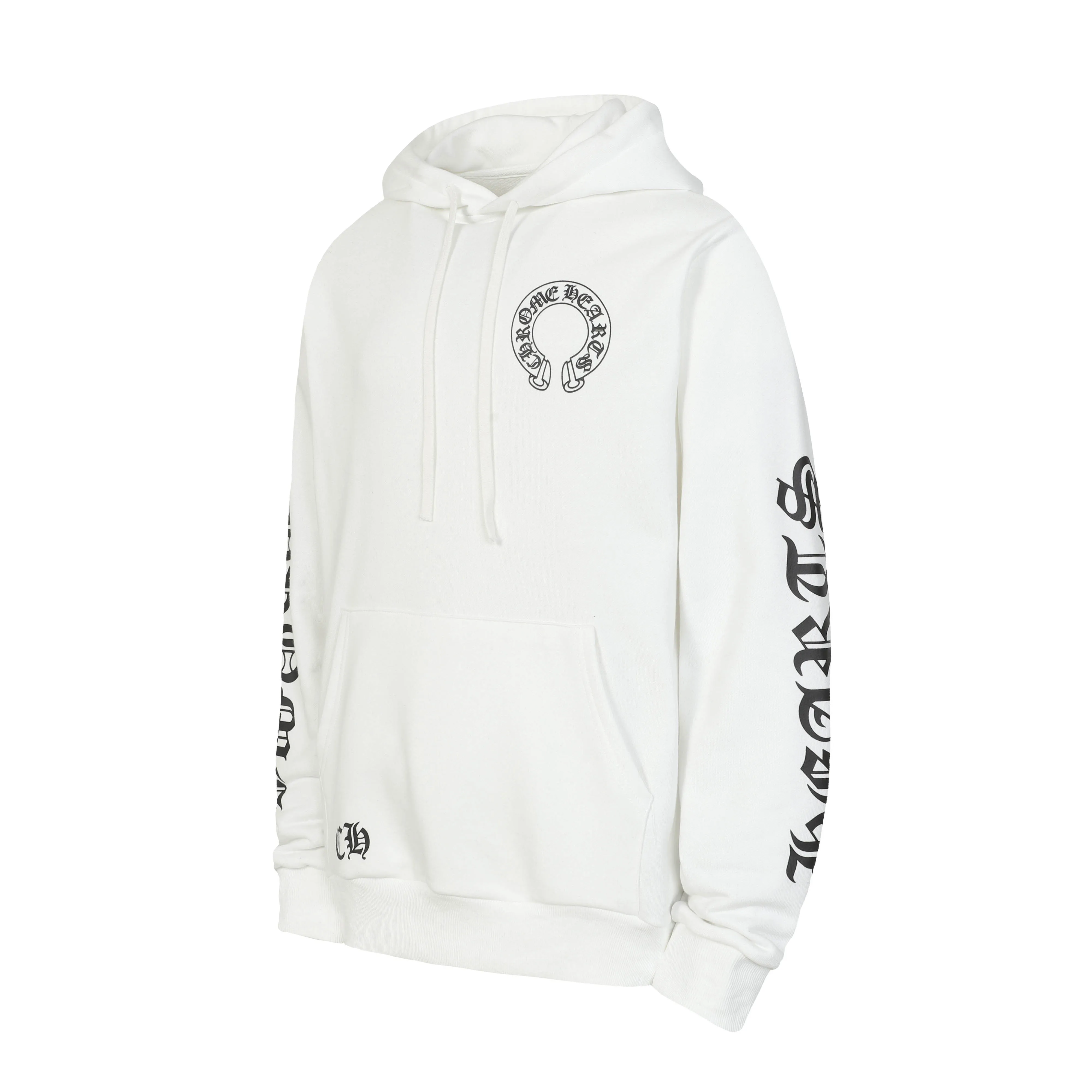 P240 Cross-border model, please do not place an order if you are pursuing quality - Chrome Hearts/Chrome Hearts Lips👄 Horseshoe Sanskrit printed hooded sweatshirt - High weight, high density, high quality, soft, delicate and skin-friendly wool, soft and silky to the touch, excellent warmth and skin-friendly properties - Custom-woven and dyed, no color difference, no matter the fabric or workmanship details, beat the ordinary version on the market - Hardware zipper accessories are all customized, full of details -Colour: black white -Size: S M L XL